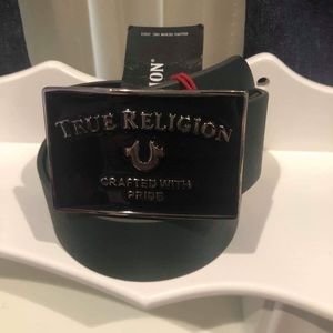 True Religion Belt Grey size 38 Authentic